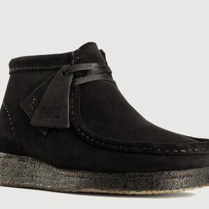 WOMEN’S CLARKS ORIGINAL WALLABEE BOOT “MADE IN VIETNAM” (BLACK SUEDE)